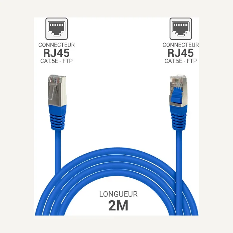 Câble réseau RG45/2M