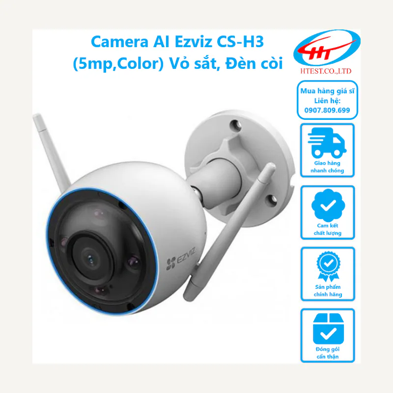 EZVIZ Caméra 5MP EZVIZ smart home caméra WIFI 3K bullet color