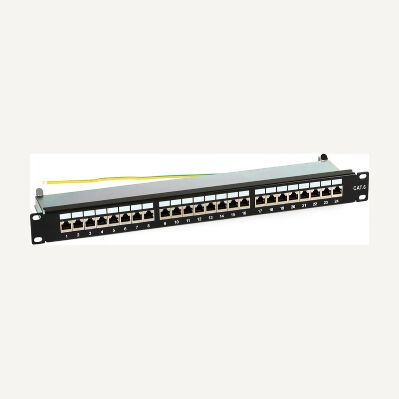 Panneau DE brassage CAT.6 24 ports UTP gigalan 305+1U