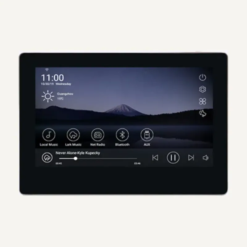 DSPPA Lecteur de musique réseau avec amplificateur 4xx20W SD/BT/AirPlay D-DM858G DSPPA