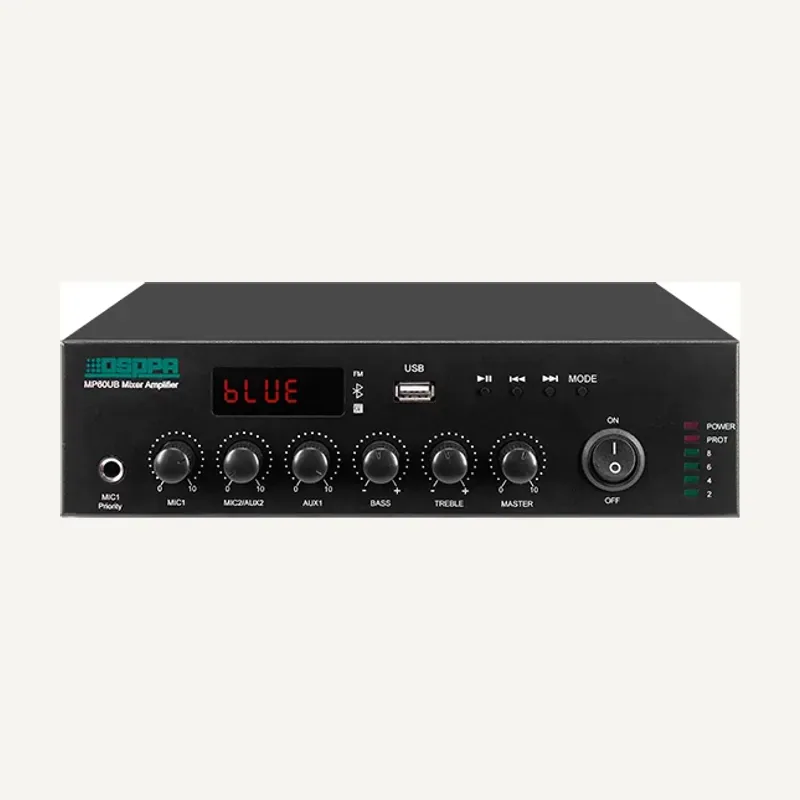 DSPPA MP120UB 120W Mini Digital Mixer Amplifier with USB & Bluetooth