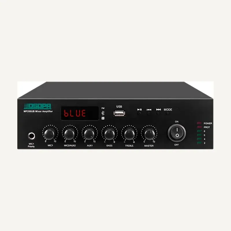 DSPPA MP250UB 250W Mini Digital Mixer Amplifier with USB & Bluetooth