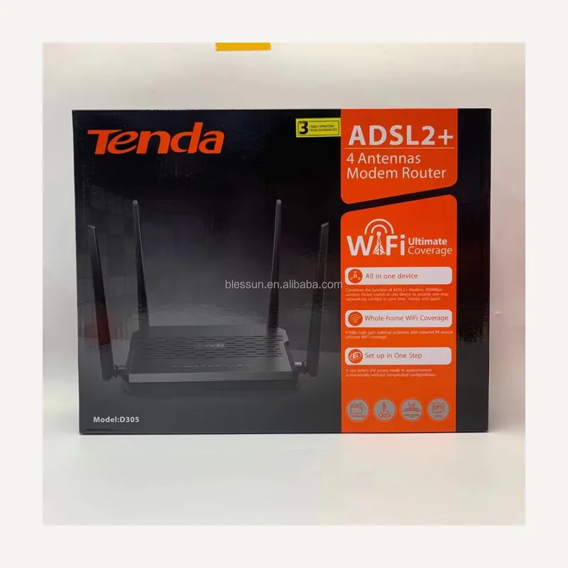 300M ADSL2+ tenda modem router