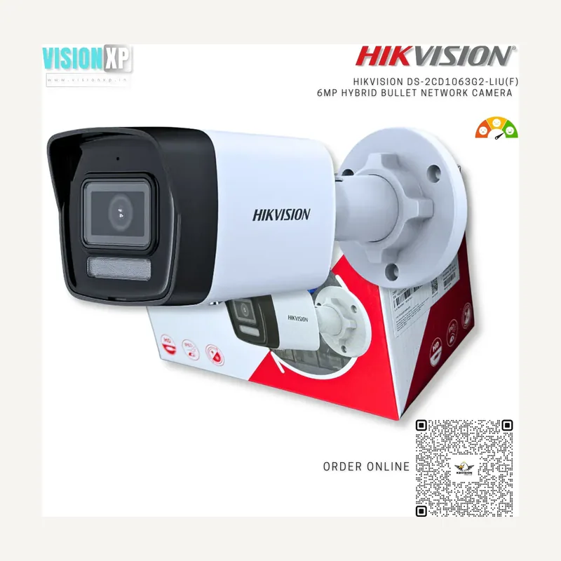 Hikvision Caméra 6MP Hikvision IP bullet hybrid IR20M