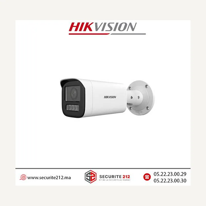 Hikvision Caméra 6MP Hikvision bullet varifocale motorisée IP hybrid IR50M IP67