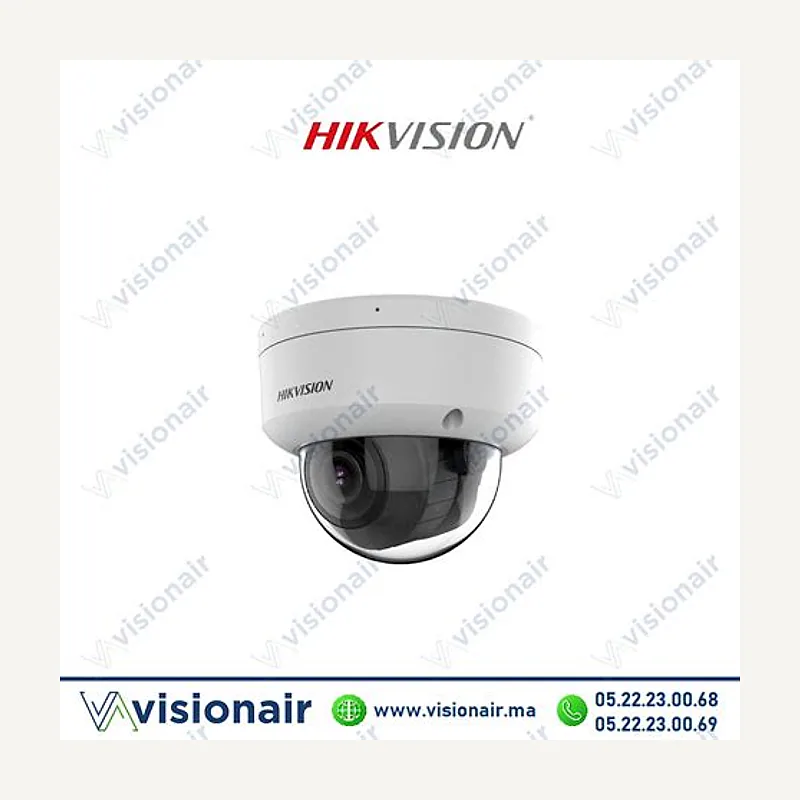 Hikvision Caméra IP 12M dome VF motorisé acusense smart hybrid