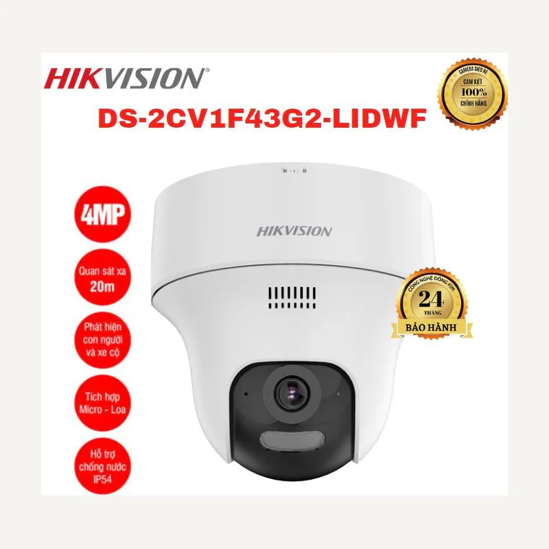 Hikvision Caméra WIFI 4MP PT