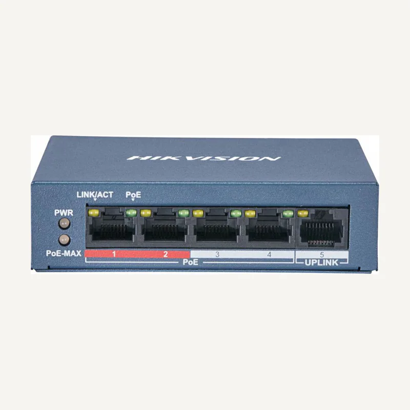 Hikvision 5 ports switch 10/100 POE 12M