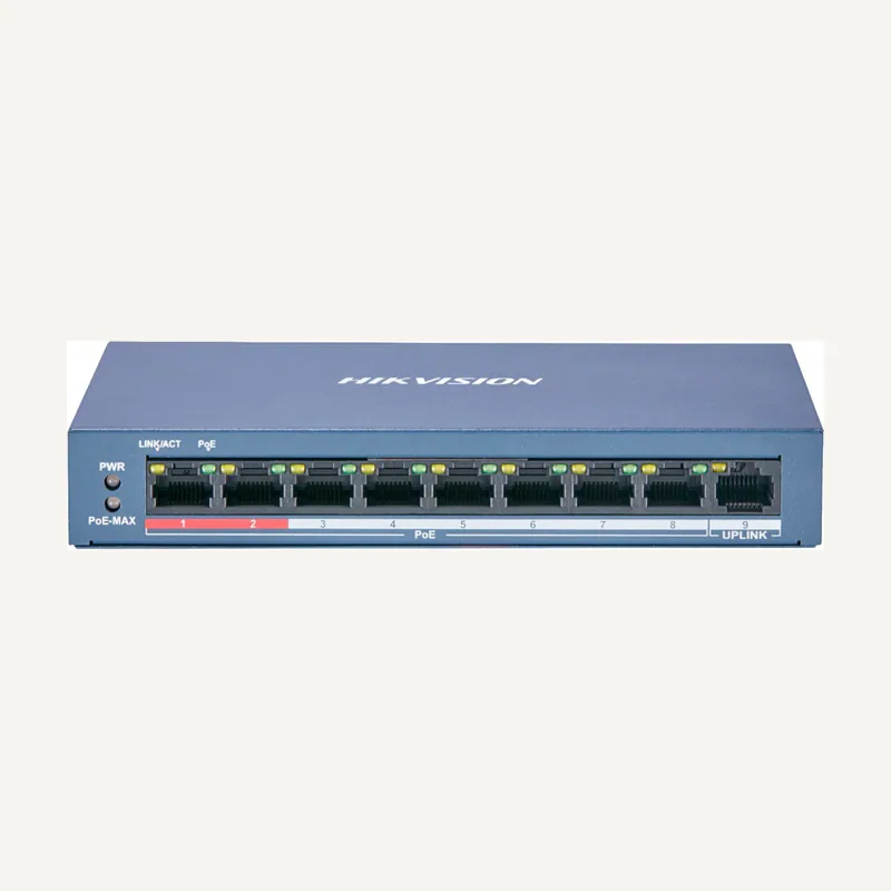 Hikvision 9 ports switch 10/100 POE 12M