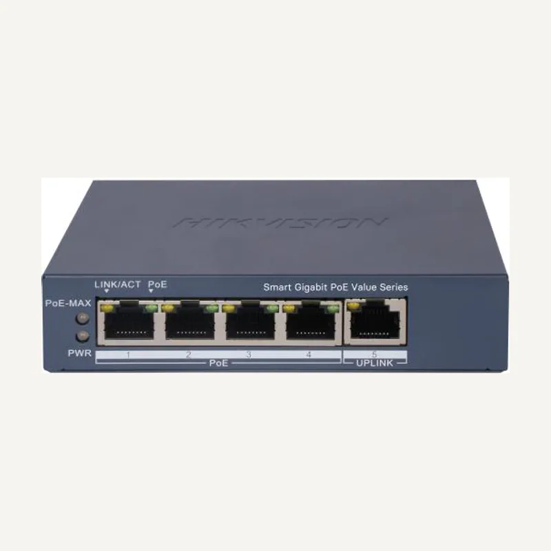 Hikvision Switch 5 ports POE Gigabit smart