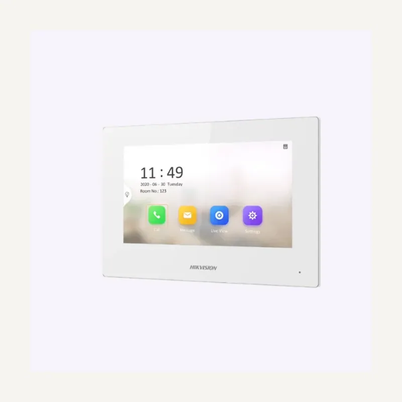 Hikvision Station intérieure IP tactile 7 pouces DS-KH6320-LE1 WHITE