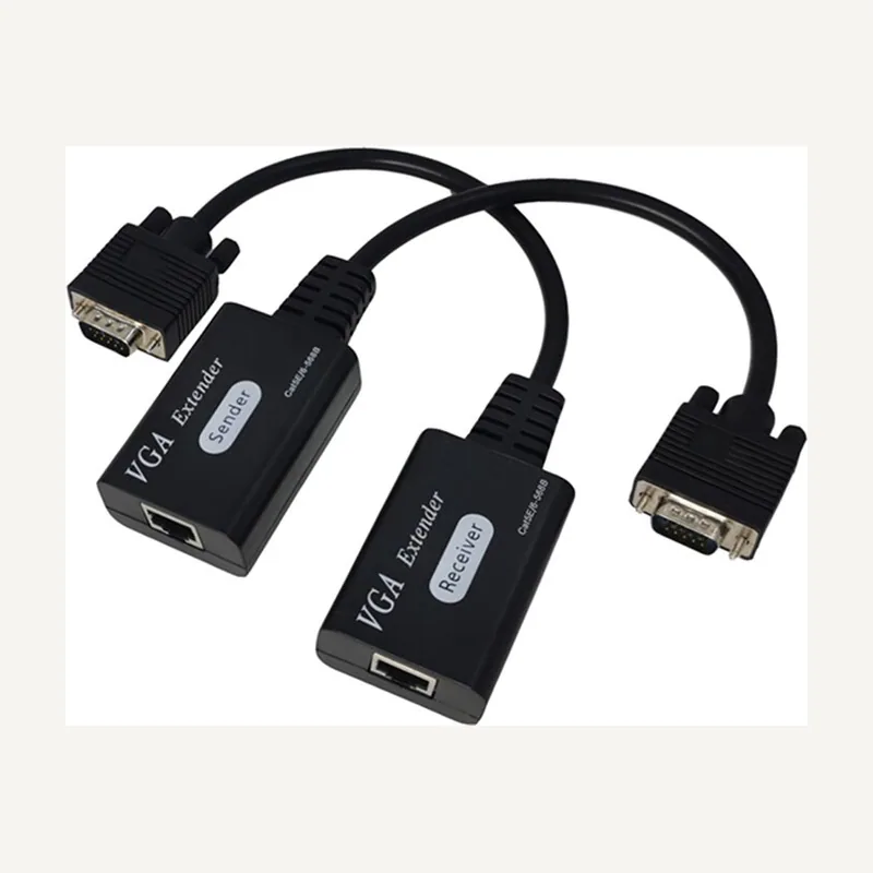 VGA signal extender 60M single ethernet câble