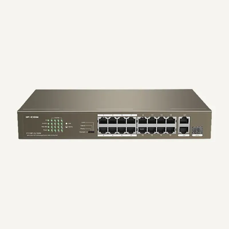 IP-COM F1118P-16-150W 16FE+2GE/1SFP Unmanaged Switch With 16-Port PoE-IP-COM-World Wide Wireless