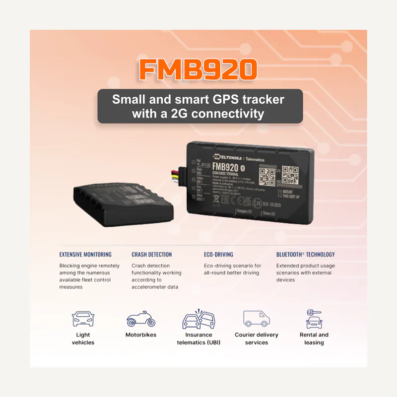 FMB920 - GPS tracker