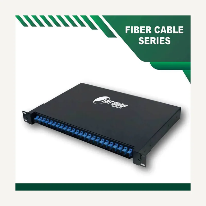 Fiber optic patch pannel simplex 24 port SC/UPC