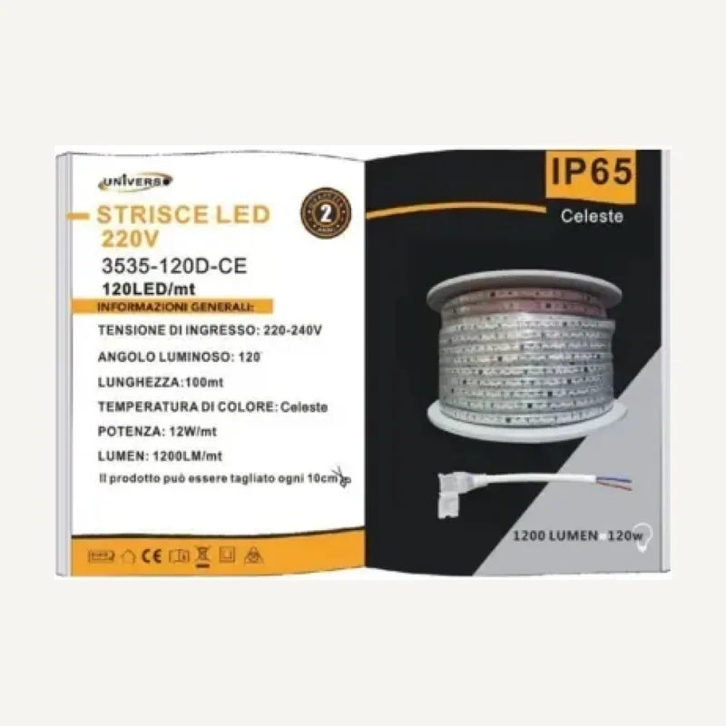 Guirlande A LED 120LED IP65 3000K 220V v-tac VT-3535/SKU92644