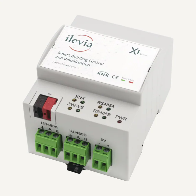 Ilevia EVE X1 server KNX modbus bacnet RS-485