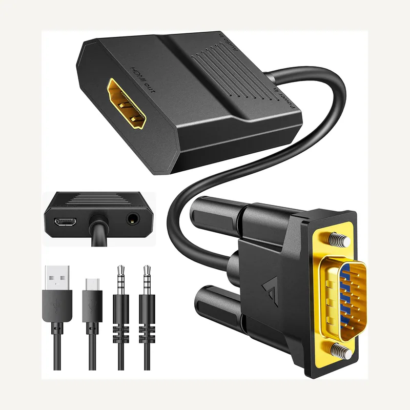 Display HDMI TO VGA noir audio