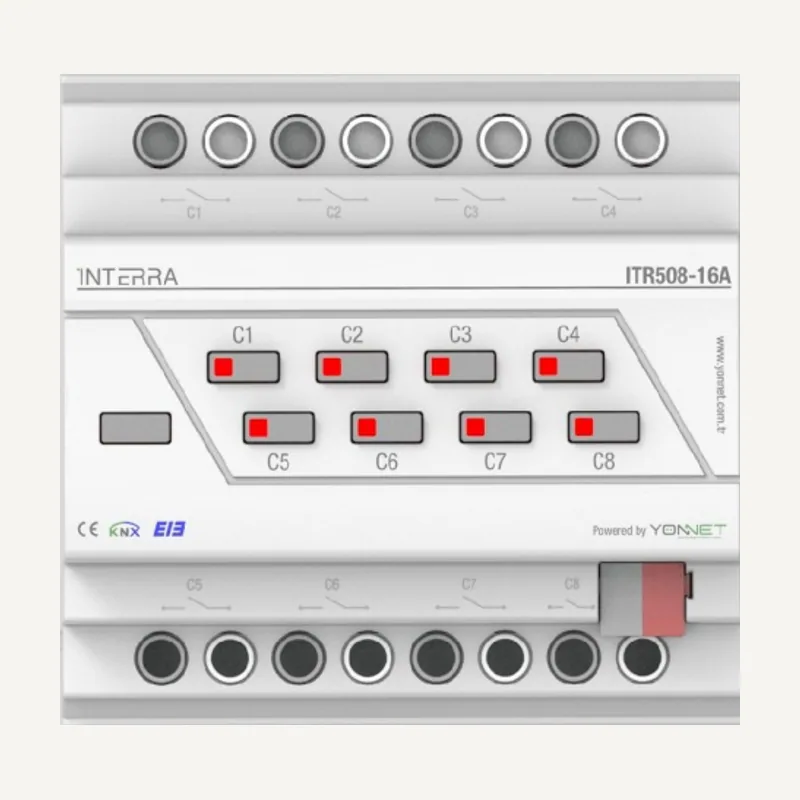 Interra Combo actionneur multifonction 8 sorties X 16 A KNX