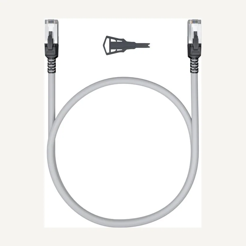 Cordon 0.5 CAT6A FTP CCA PVC gris lintech