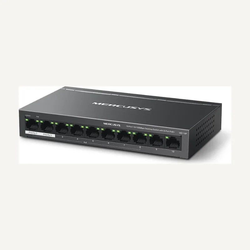 TP LINK10-PORT 10/100MBPS desktop switch with 8-PORT POE +