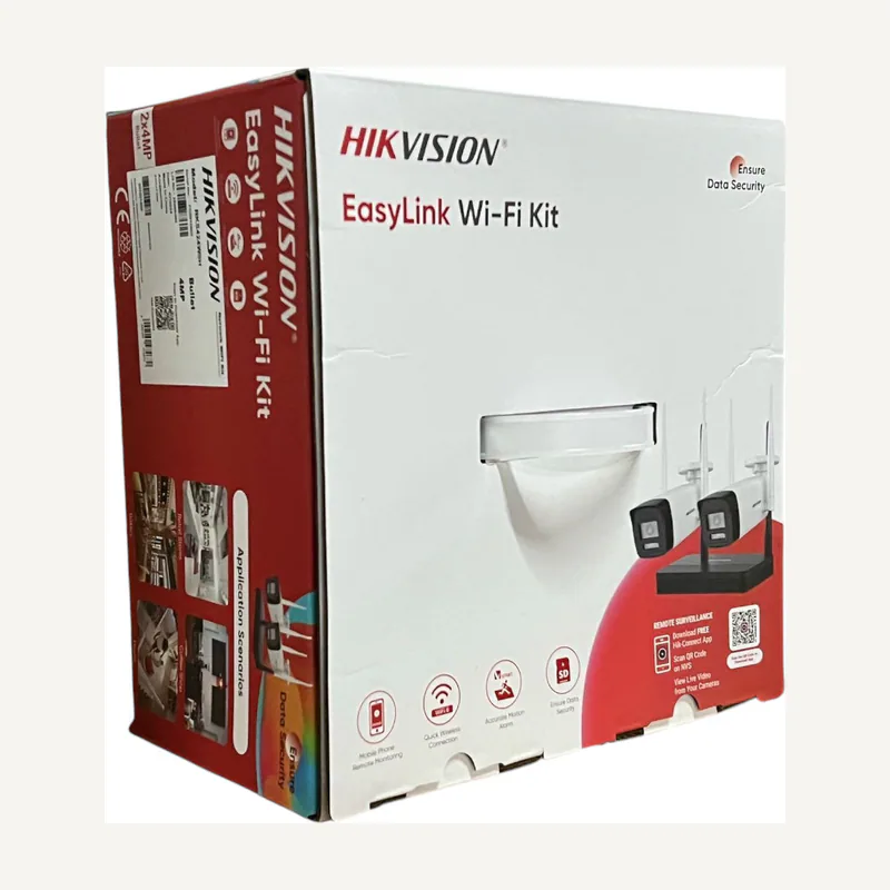 Hikvision 4MP H.265 TWO bullet WIFI NVS KIT