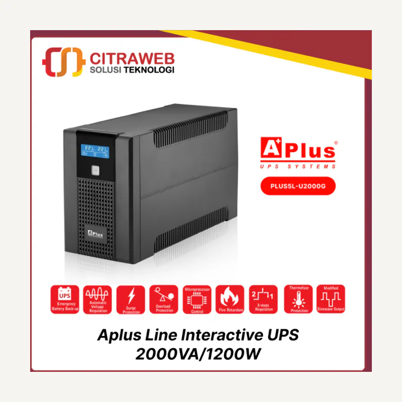 Onduleur line interactive UPS 2000VA/1200W