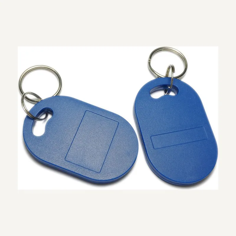 Porte cles RFID type keyfob couleurs BLEU/GRIS/NOIR