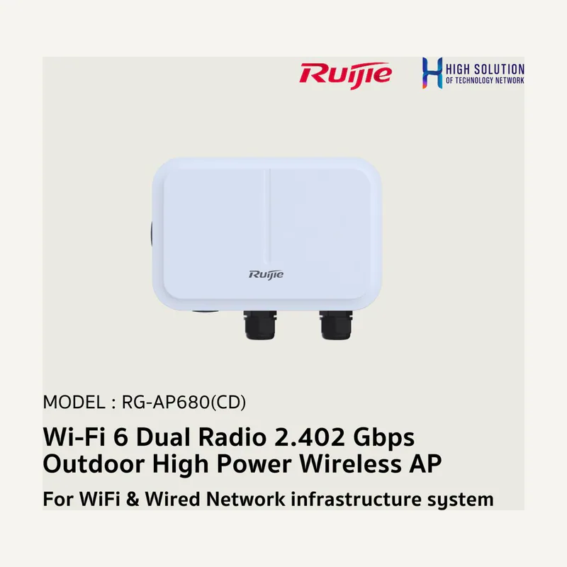 Ruijie WI-FI 6 dual radio 2.402 gbps outdoor high power wireless AP