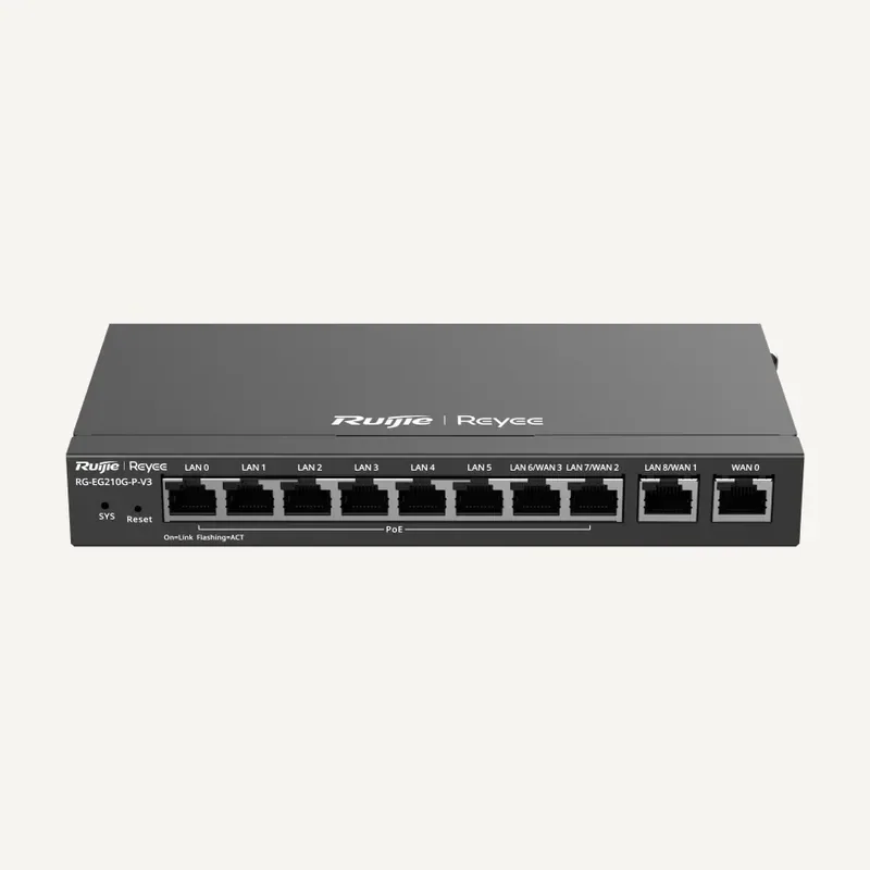 Ruijie RG-EG210G-P-V3 Reyee Cloud Managed PoE Router - Ruijie Reyee