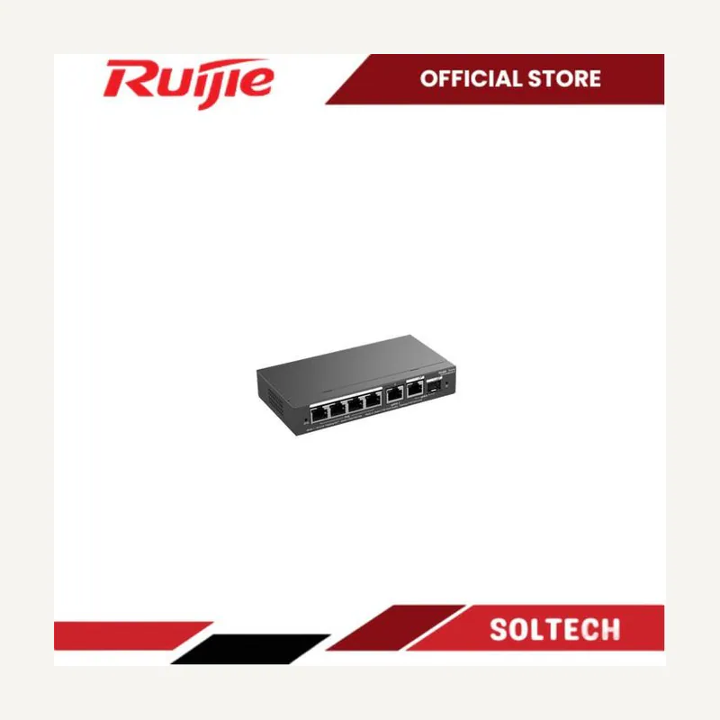 Ruijie Switch 6-PORT Gigabit & 1 SFP smart cloud managed