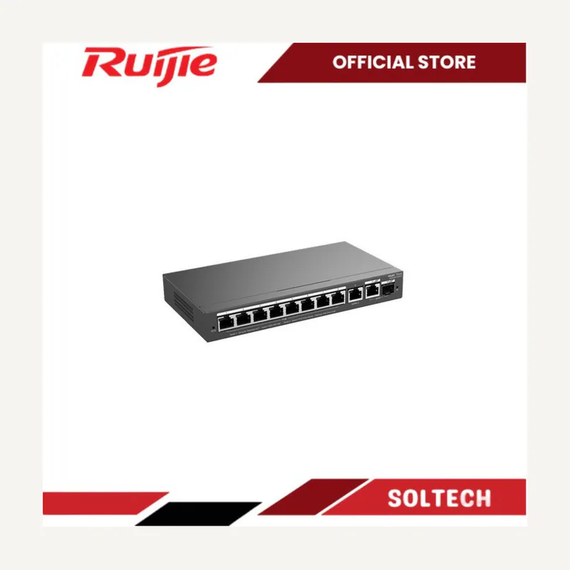 Ruijie Switch 10-PORT Gigabit smart cloud managed POE