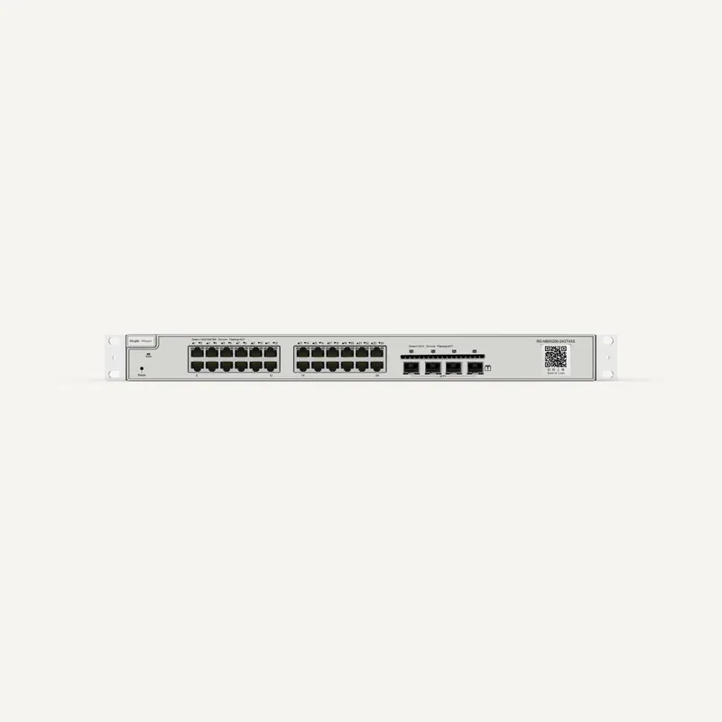 Ruijie RG-NBS5200-24GT4XS, 24-port Gigabit Layer 3 Non-PoE Switch, 4 SFP+ Uplink - Ruijie Reyee