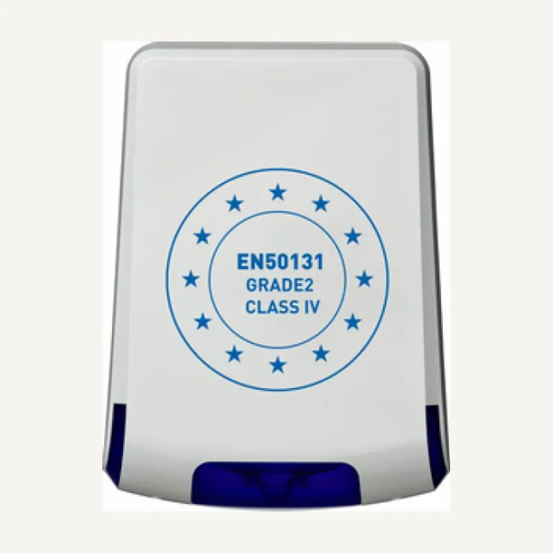 Teletek Sirène extérieur flash LED bleu avec batterie