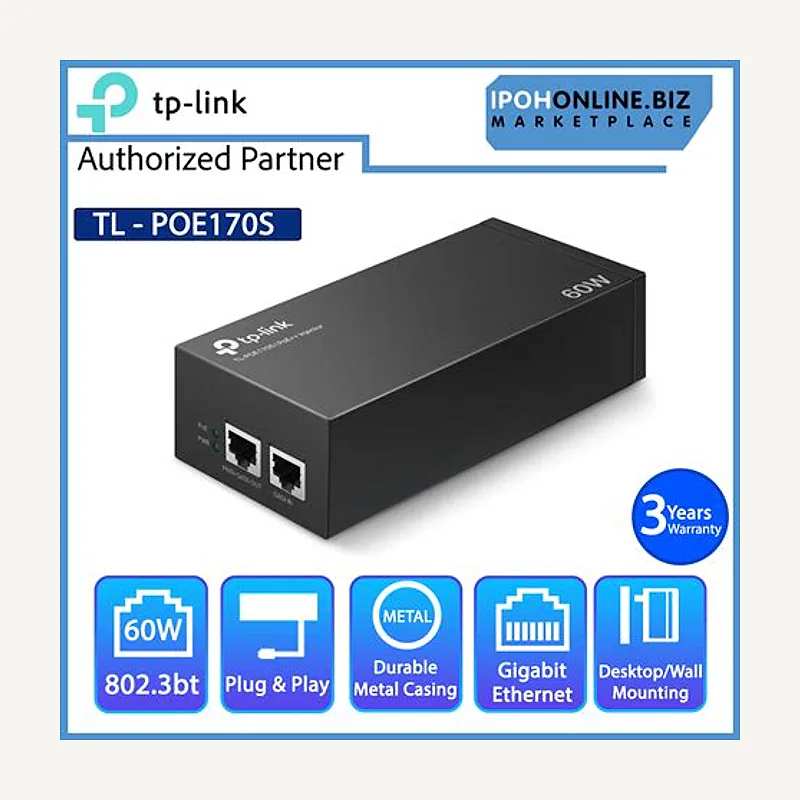 Tp-link poe+ injector
