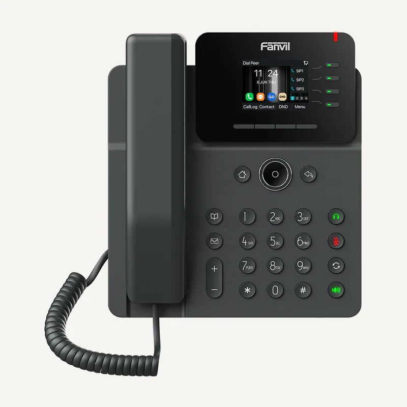 Telephone IP 2 lignes avec ecran coleur 320X240 POE