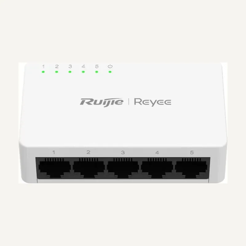RG-ES05G-L — RG-ES05G-L, 5-Port 10/100/1000 Mbps Unmanaged Non-PoE Switch - Ruijie Reyee